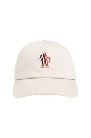 White Cap with a visor Moncler - Vitkac Italy White Cap with a visor Moncler - Vitkac Italy